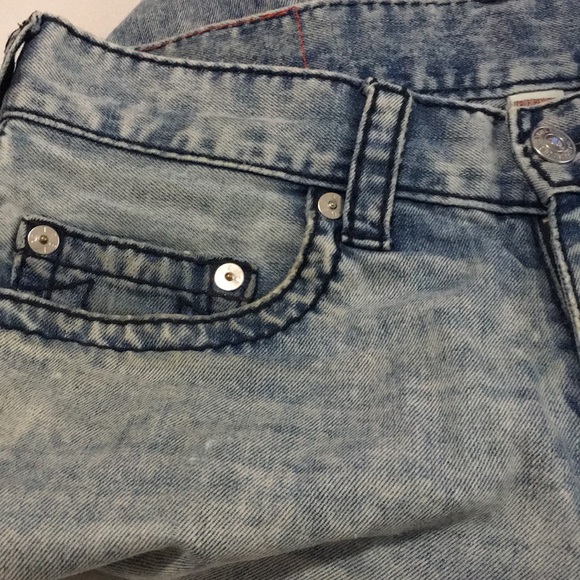 True Religion Straight Men Cotton Light Denim Jean SZ 32 - Picture 9 of 12